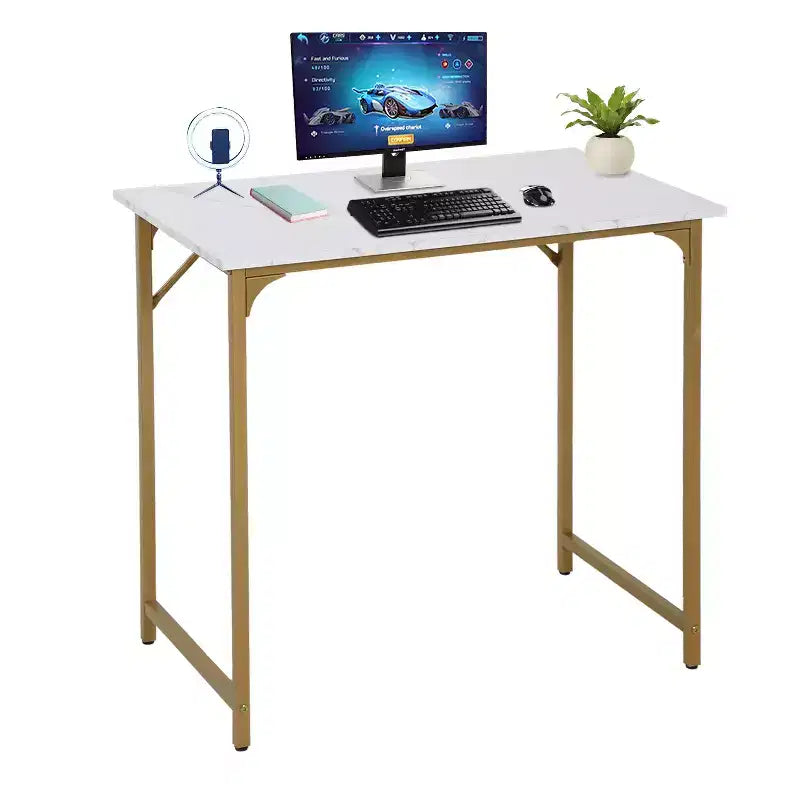 Bureau informatique industriel moderne de 32/39/47 pouces avec grand plateau et cadre en acier robuste