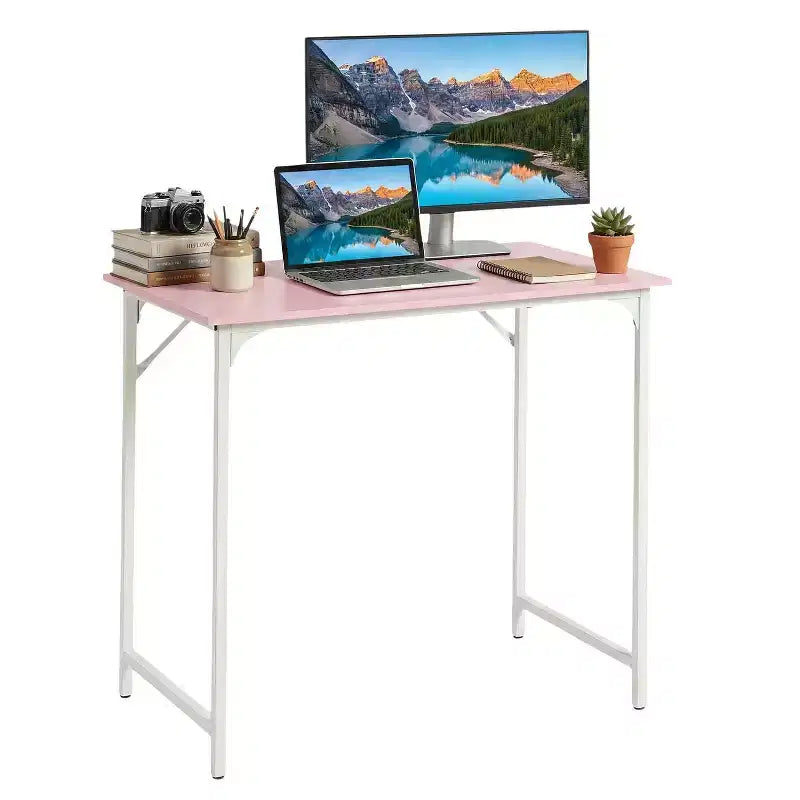 Bureau informatique industriel moderne de 32/39/47 pouces avec grand plateau et cadre en acier robuste