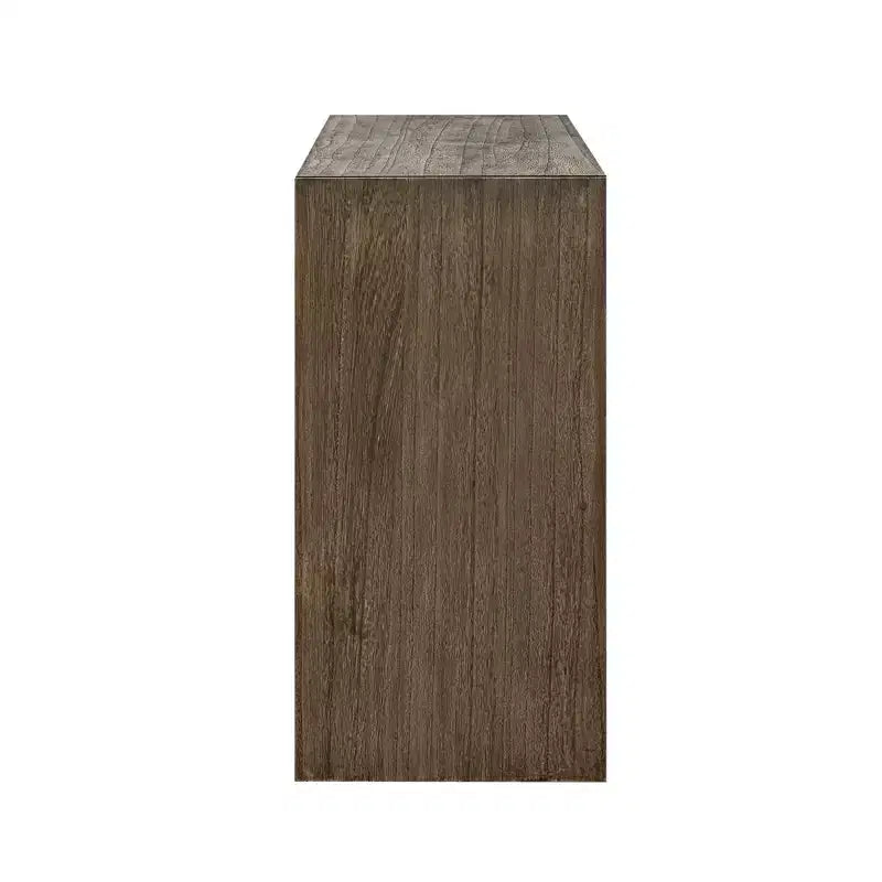 Console de salon ou d'entrée moderne en bois massif de Paulownia avec placage