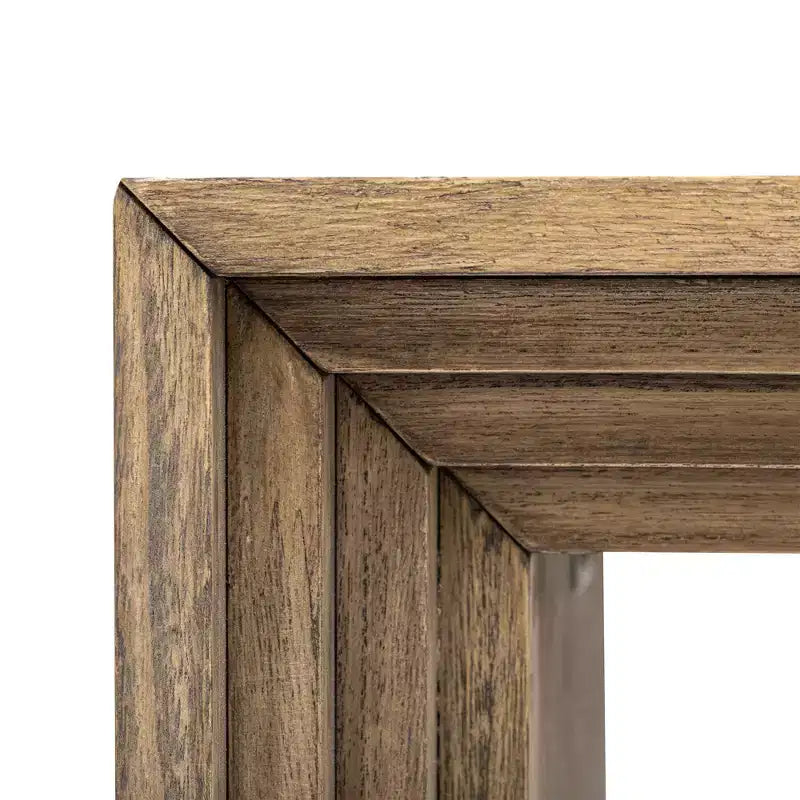 Console de salon ou d'entrée moderne en bois massif de Paulownia avec placage