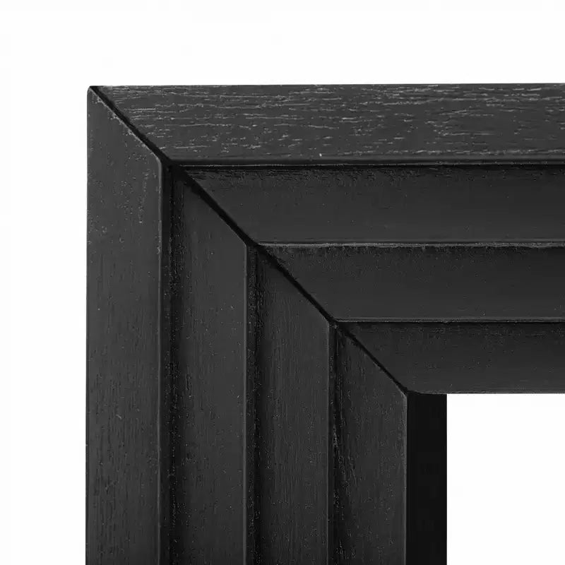 Console de salon ou d'entrée moderne en bois massif de Paulownia avec placage