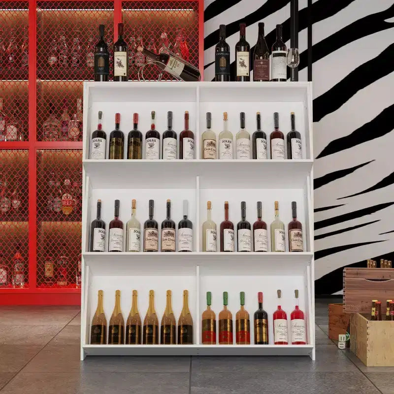 Élégant casier à vin, parfait pour des solutions de rangement stylées