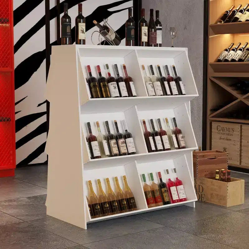 Élégant casier à vin, parfait pour des solutions de rangement stylées