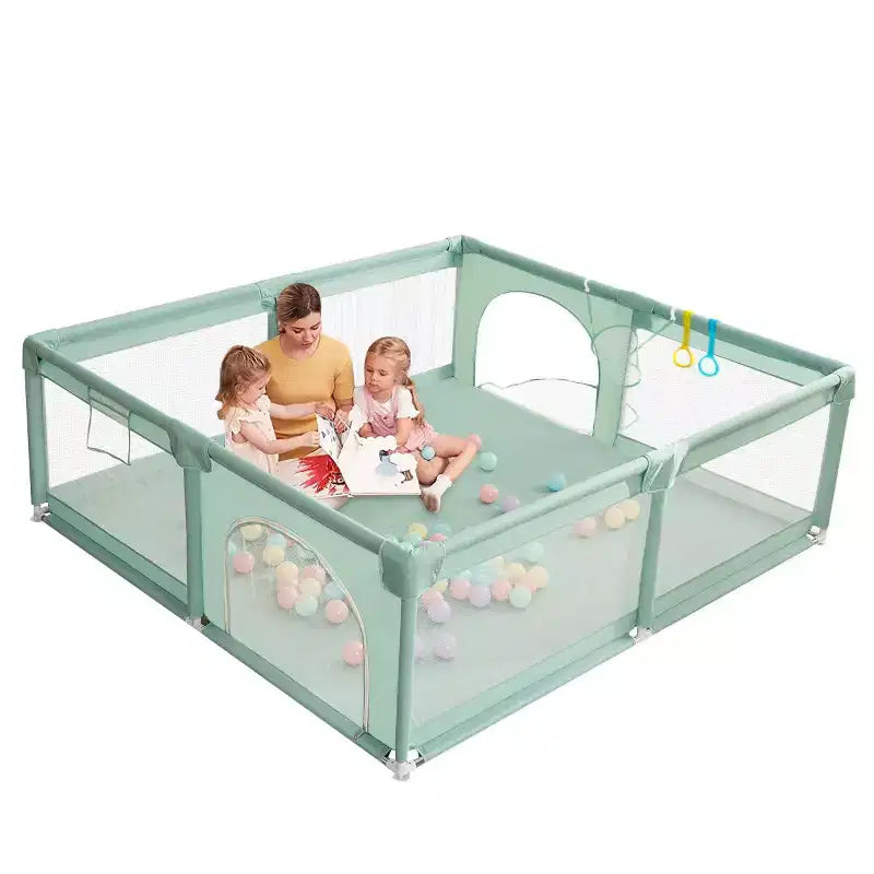 Parc pour bébé 79x71 à 4 panneaux Grand et sécurisé Parc portable