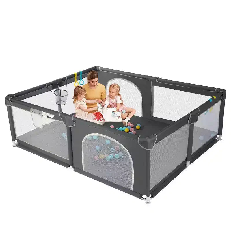 Parc pour bébé 79x71 à 4 panneaux Grand et sécurisé Parc portable