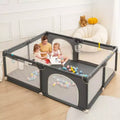 Parc pour bébé 79x71 à 4 panneaux Grand et sécurisé Parc portable