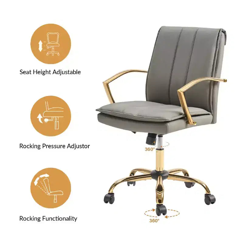 Chaise de bureau avec mécanisme de réglage de la hauteur