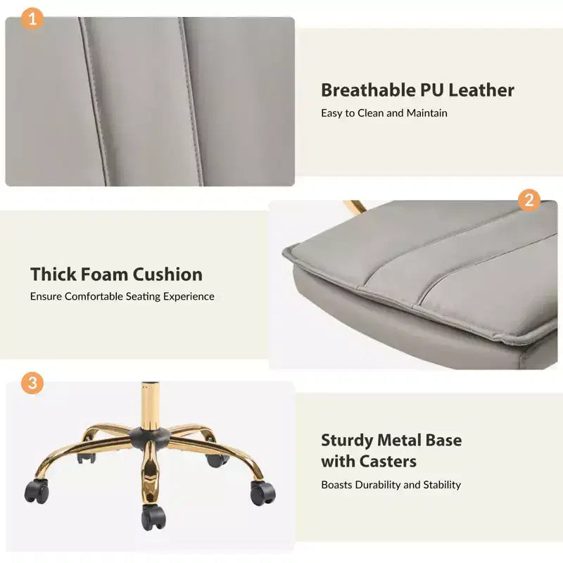 Chaise de bureau avec mécanisme de réglage de la hauteur