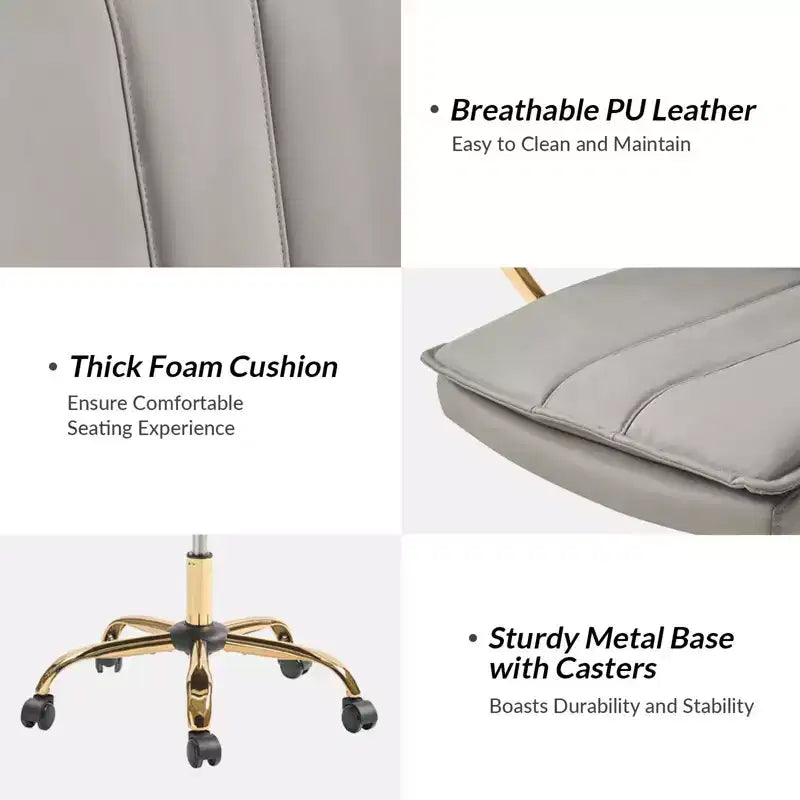 Chaise de bureau avec mécanisme de réglage de la hauteur