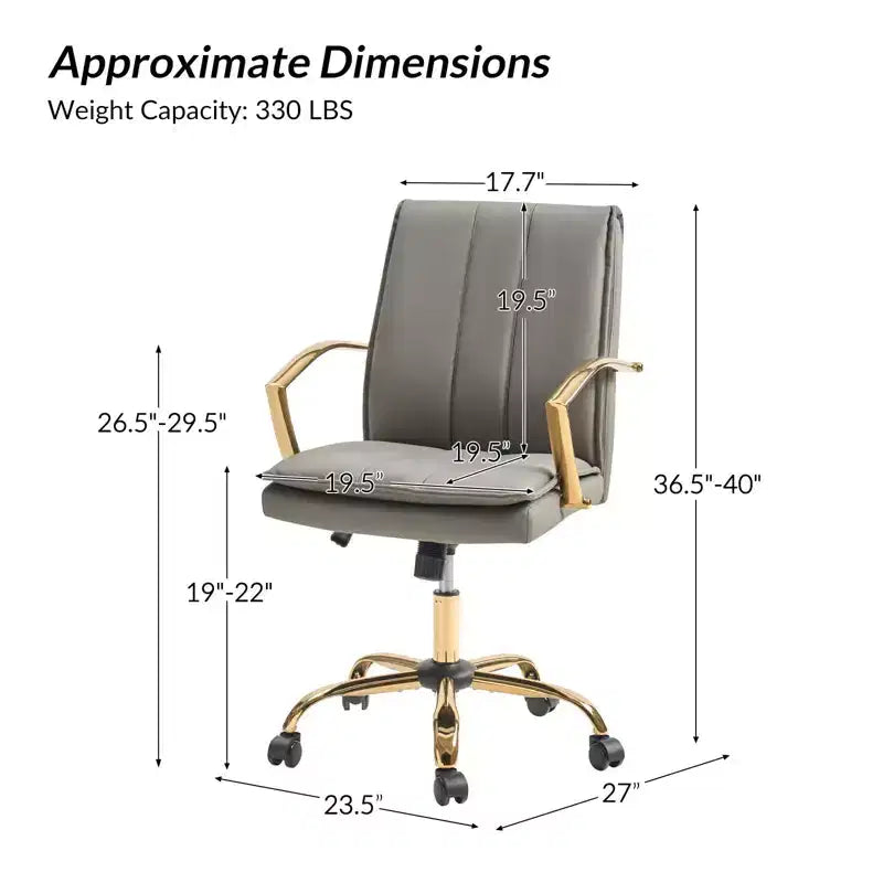 Chaise de bureau avec mécanisme de réglage de la hauteur