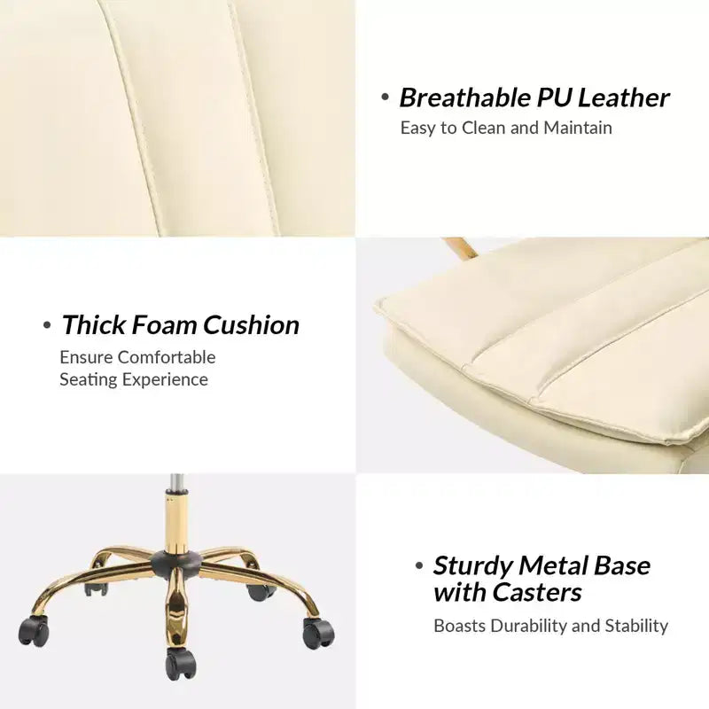 Chaise de bureau avec mécanisme de réglage de la hauteur
