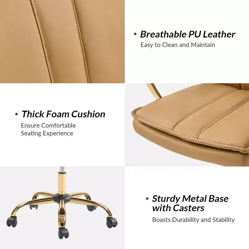 Chaise de bureau avec mécanisme de réglage de la hauteur