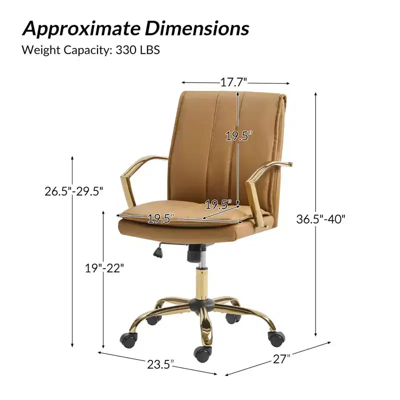 Chaise de bureau avec mécanisme de réglage de la hauteur
