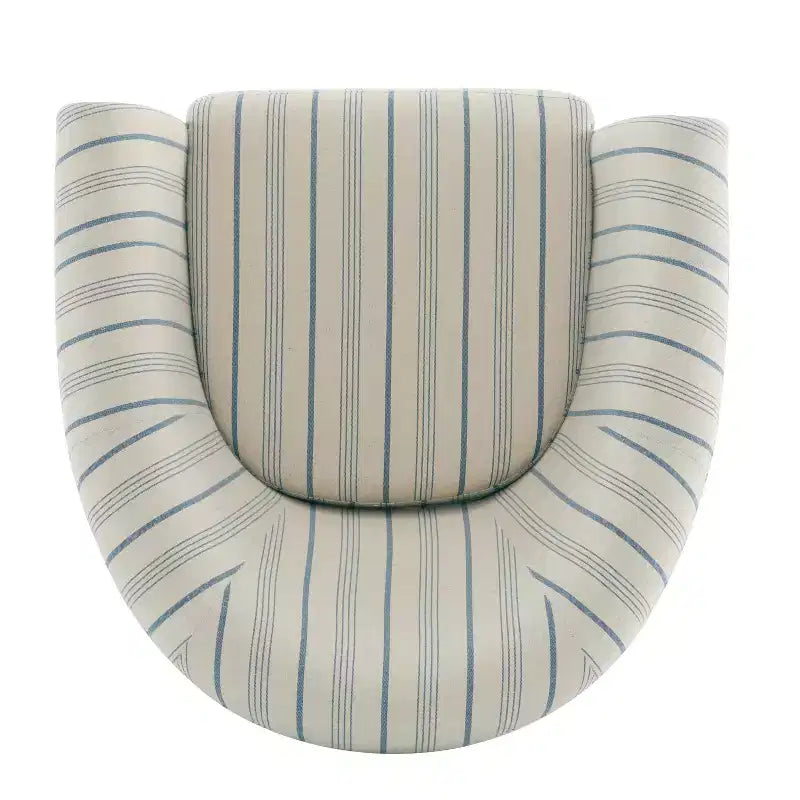 Fauteuil club capitonné de style transitoire en forme de baignoire