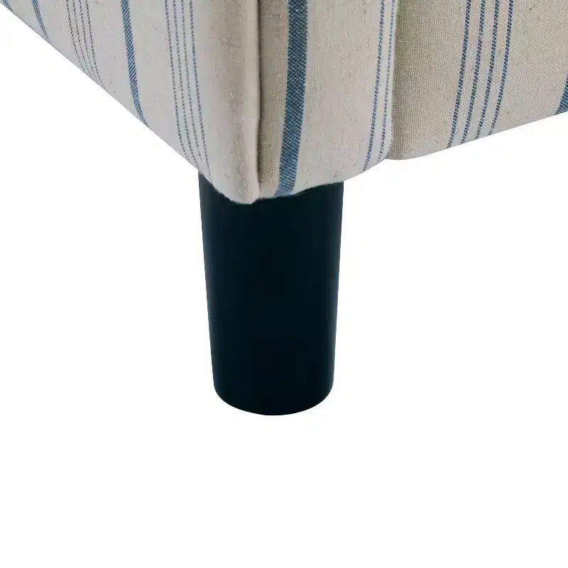 Fauteuil club capitonné de style transitoire en forme de baignoire