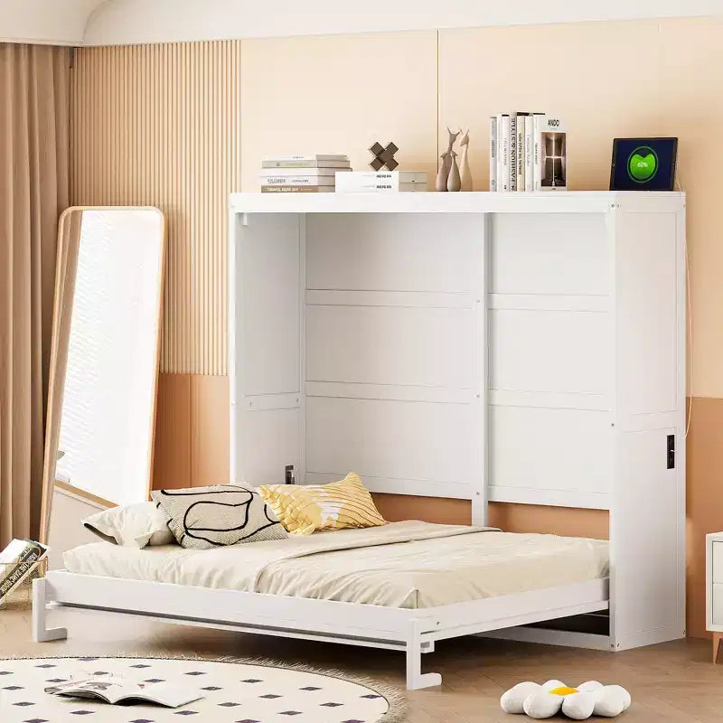 Lit mural Murphy au design moderne avec station de charge USB
