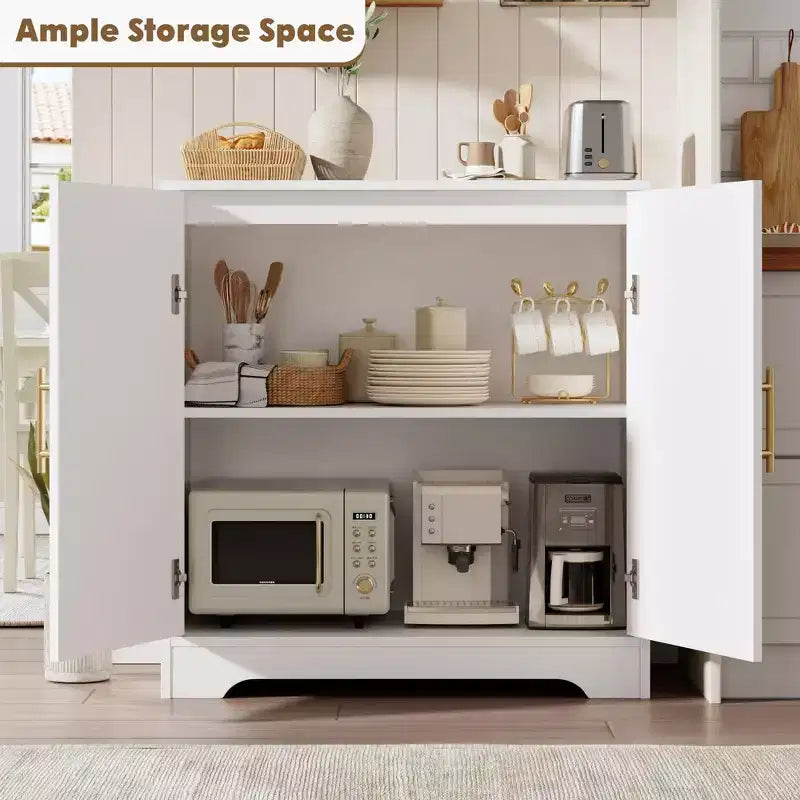 Bahut de rangement en rotin avec étagères, commode moderne pour salle à manger, salon, entrée ou cuisine