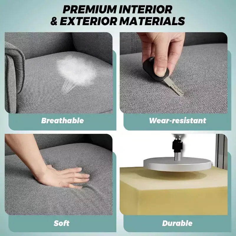 Fauteuil inclinable avec massage et chauffage, fauteuil inclinable simple réglable avec télécommande, siège de cinéma maison et fauteuil pour salon, gris
