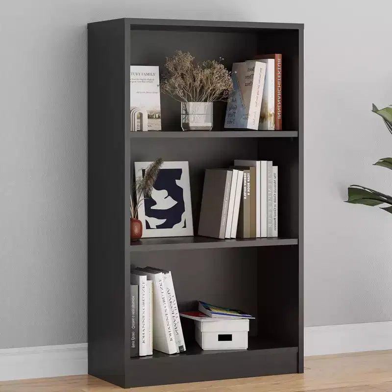 Étagère à livres en bois 3/4/5 niveaux, Bibliothèque haute avec étagères réglables, Meuble de rangement pour salon, chambre, bureau