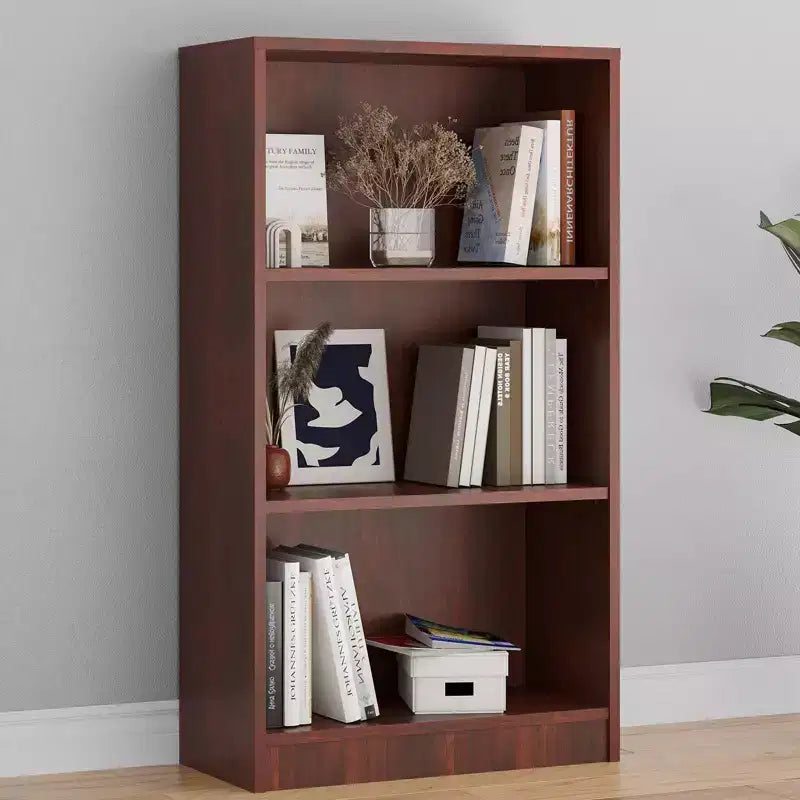 Étagère à livres en bois 3/4/5 niveaux, Bibliothèque haute avec étagères réglables, Meuble de rangement pour salon, chambre, bureau