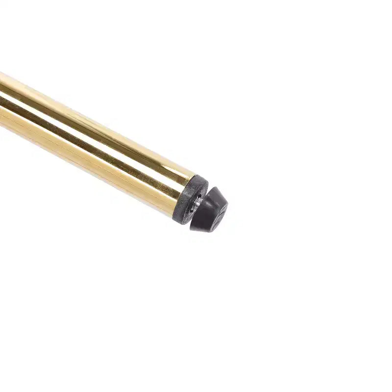 Lot de 2 tabourets de bar en métal rembourrés, cadre plaqué or avec dossier ergonomique demi-lune pour cuisine ou bar