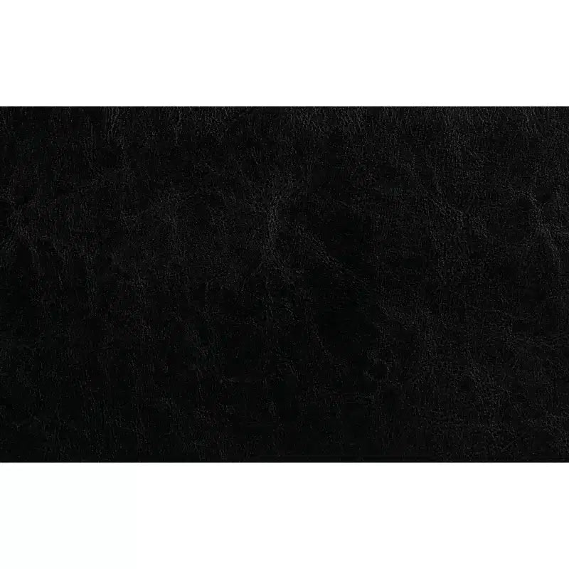 Petit pouf-coffre de rangement carré en cuir végétalien
