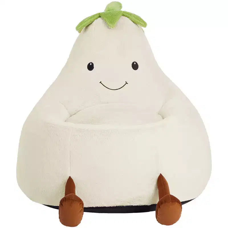 Canapé Pouf Enfant Rempli de Mousse Haute Densité, Forme Ergonomique pour la Lecture et le Jeu